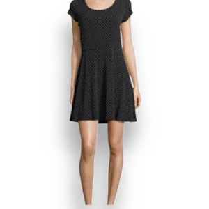 KENSIE Velvet dots A-line dress